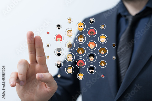 Concept of global community...