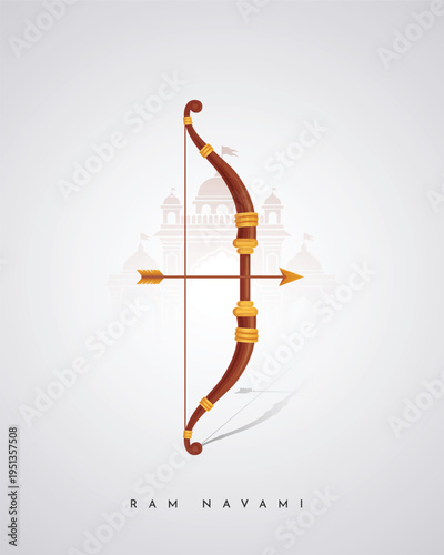 Happy Ram Navami festival of India Social Media Post