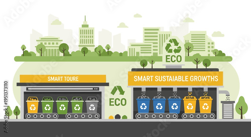 Smart Recycling System for Sustainable Urban Growth.