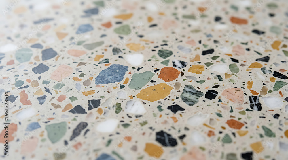 Fototapeta premium terrazzo texture macro modern interior design background