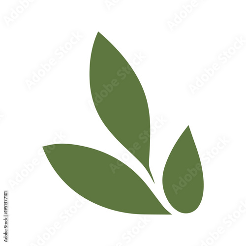 Minimal organic food brand olive logo