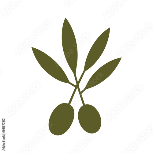 Mediterranean premium olive brand logo