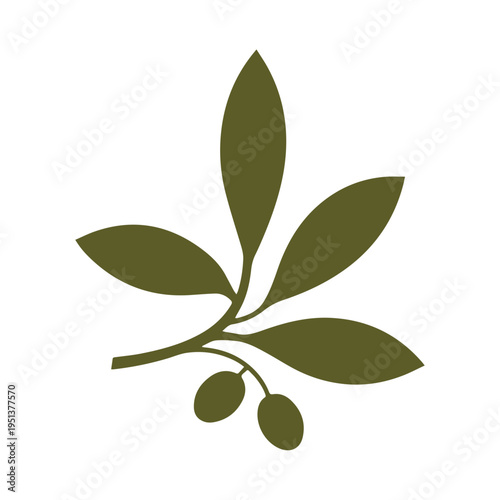 Healthy lifestyle olive brand logo