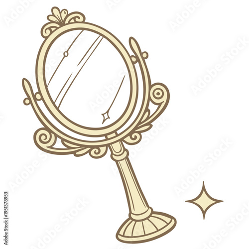 Luxury Golden Mirror