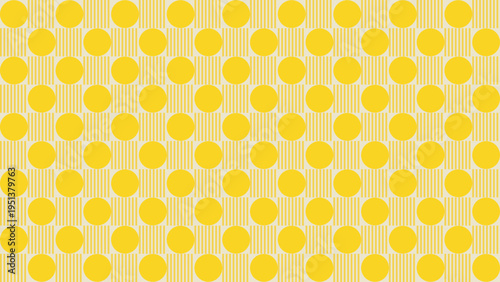 Yellow Polka Dot Pattern on Pale Yellow Background