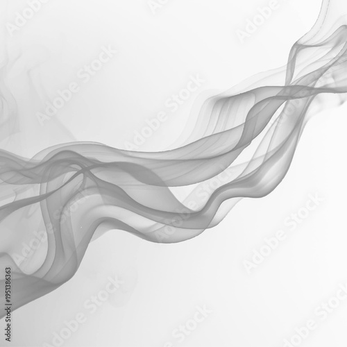 Thin smoke streams float upward forming smooth curling lines on transparent background. The motion feels natural and ethereal. Perfect for overlays or graphics. PNG