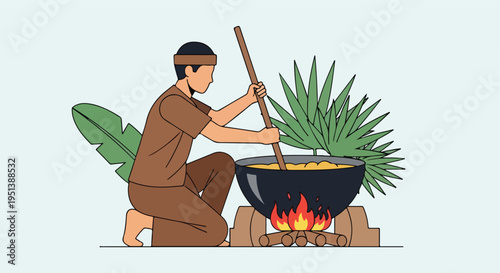 Flat vector iilustration Artwork