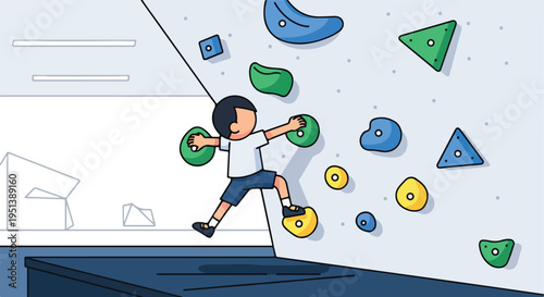 Flat vector illustration cartoon