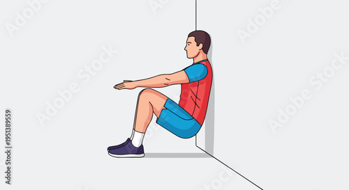 Flat vector illustration cartoon