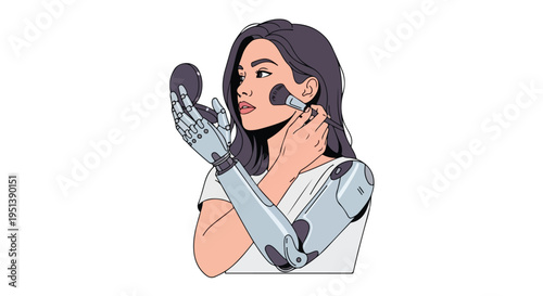 Flat vector illustration cartoon