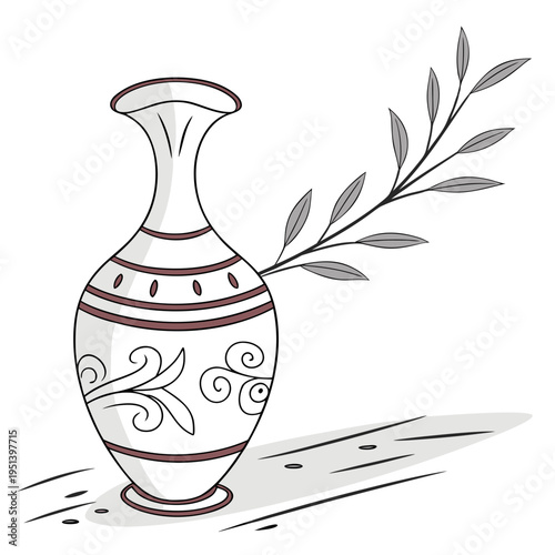 Elegant Ceramic Vase