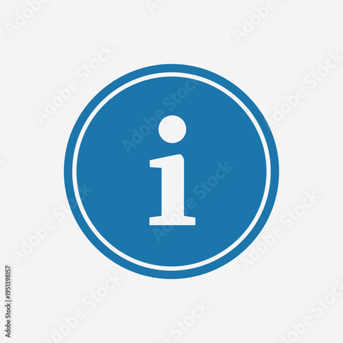 Information icon in blue circle.