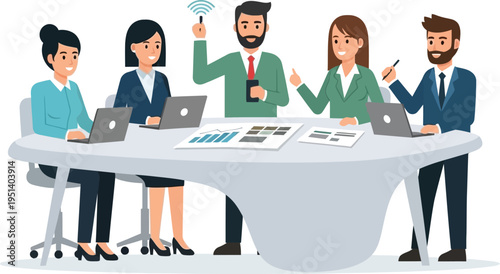 Business Team Meeting Collaboration