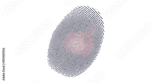 Fingerprint Identification Forensic Evidence Closeup.