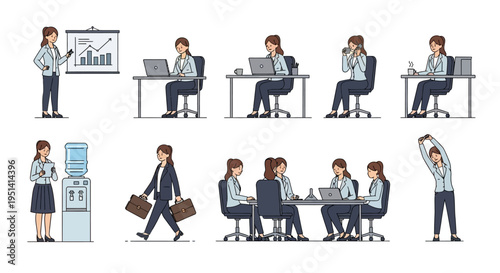 Elegant two-tone flowing gown with a V-neck and long train, illustrated in a soft, minimalist style.