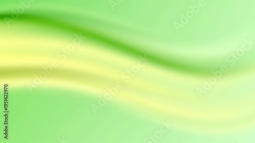 Soft and flowing green and yellow gradient background, smooth and blurred