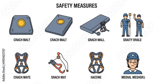 Safety Measures Equipment for Industrial Protection.