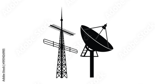 Simple black silhouette of a laboratory flask against a white background