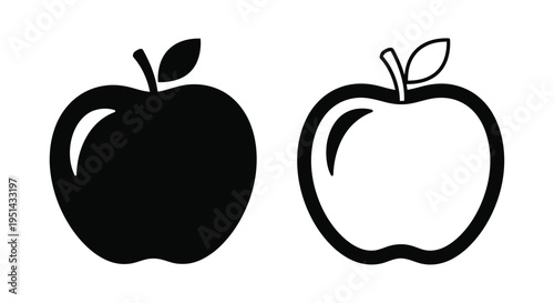 Two chairs one solid and one outlined depicted in a stark silhouette