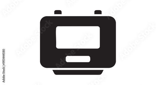 Rooftop Solar Panel Array Grid - Black Filled Icon VectorRooftop Solar Panel Array Grid - Black Filled Icon Vector