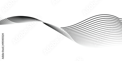 Abstract seamless background with dynamic curve line wallpaper vector image vector illustration eps10