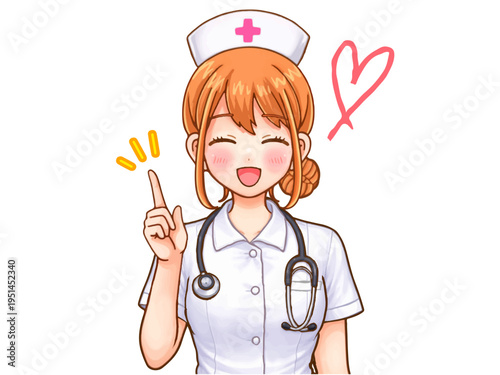 ナースのアニメ系イラスト素材2
