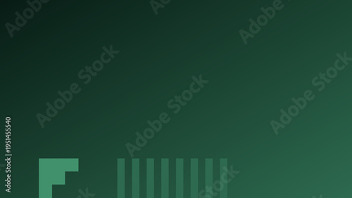 Abstract Dark Green Pixelated Pattern