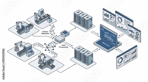 Industrial automation and data exchange network.
