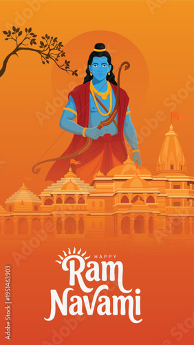 Shri Ram Navami Design 