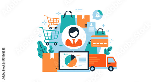 Online E-commerce & Retail Ecosystem: Shopping, Sales Analytics, Customer Journey, Payments & Delivery