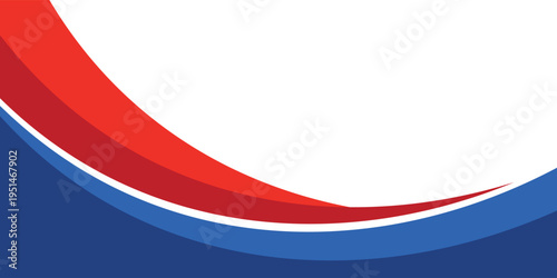 abstract business banner background with red and blue gradient. vector illustration eps10