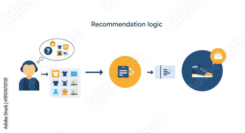 Recommendation Logic Flow: AI-Powered Personalized Product Suggestions for E-commerce and Customer Experience