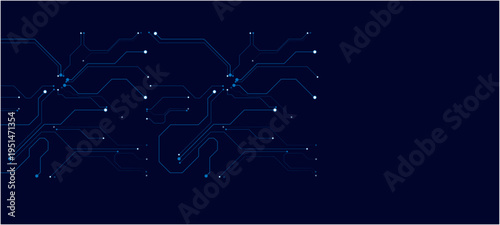 Plexus lines and dots network connection digital technology background abstract vector background