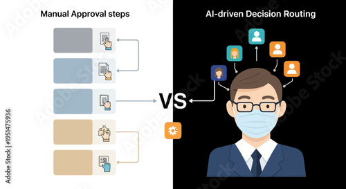Manual Approval Steps Versus AI-Driven Decision Making in Modern Business Processes