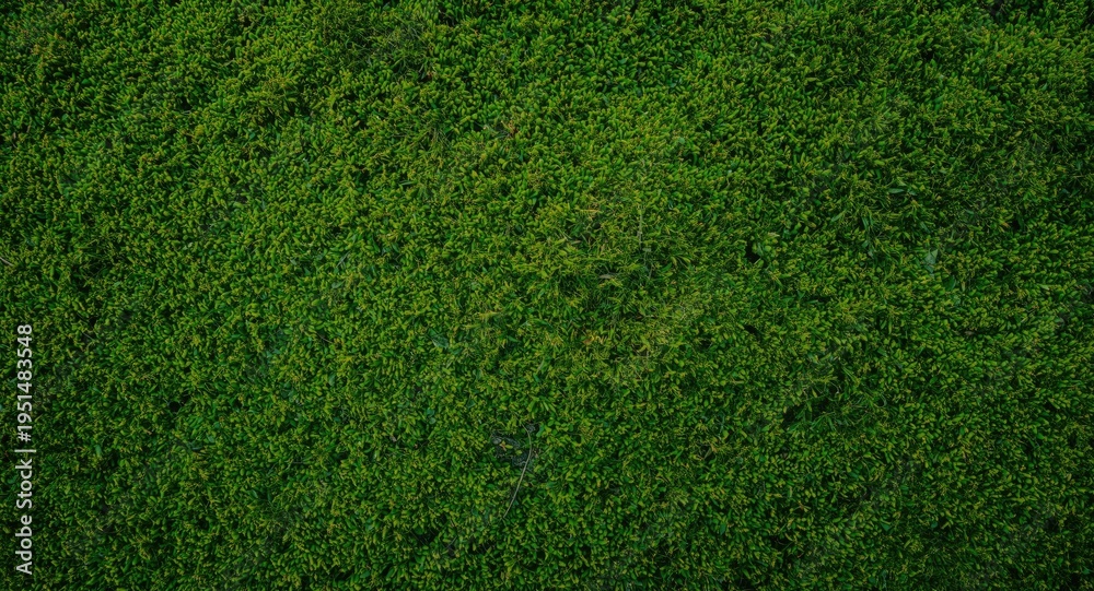 Obraz premium Natural green moss background with detailed texture and gentle lighting