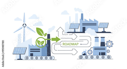 Roadmap to Sustainable Industry: Green Energy Transition & Eco-Friendly Manufacturing
