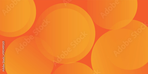 abstract orange circular background. Dynamic sound wave. Design element. Vector illustration