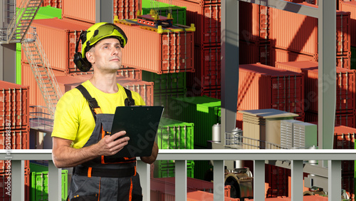 Container terminal, port lo...