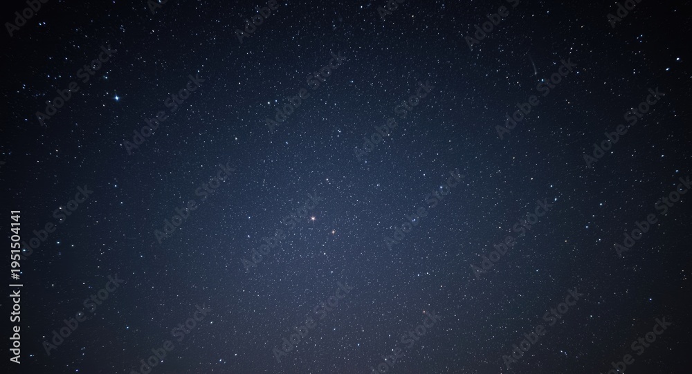 Obraz premium Infinite starry sky highlighting the iconic North star
