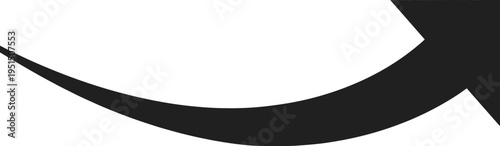 A minimalist vector icon design showcasing a sleek black arrow, symbolizing progression, direction, and upward movement for modern user interfaces and graphic projects