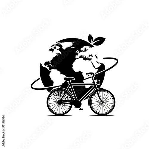 Bicycle Riding Eco Friendly Transportation.