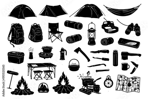 Camping essentials: gear and equipment for outdoor adventures.