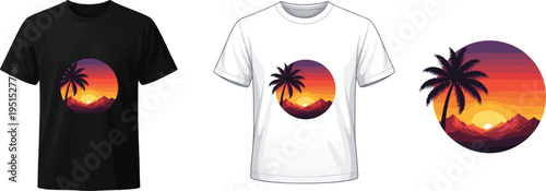 summer vector illlustration t shirt Design 