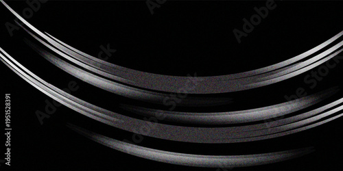 Black dark gray blue abstract elegant background. Drapery. Curtain. Fabric material. Soft folds. Wave stripe line. Gradient. Empty space. black background