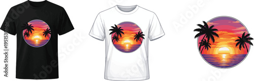 summer vector illlustration t shirt Design 