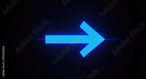 Blue directional arrow emblem indicating navigation to forthcoming goals