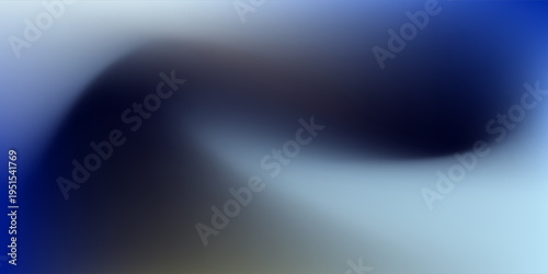 Deep blue gradient mesh background with smooth fluid waves, soft blur transitions and modern abstract minimal luxury vector design backdrop
