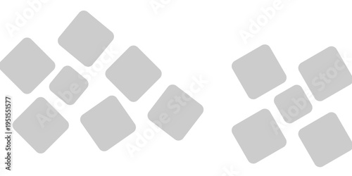 Abstract photo collage template with diamond layout can be used for modern portfolio or gallery