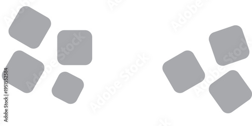 Abstract photo collage template with diamond layout can be used for modern portfolio or gallery