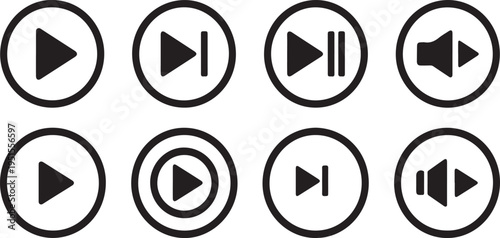 Diverse Community and Family Silhouette Vector Set